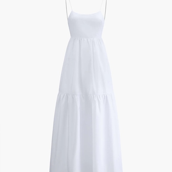 Commense Dresses & Skirts - Commense White Backless Maxi Dress